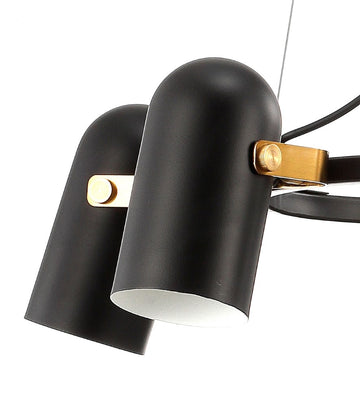 Eugenio Adjustable Metal LED Chandelier - JONATHAN Y